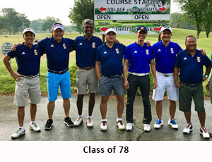 Class of 78 - Golfing on Founder's Day